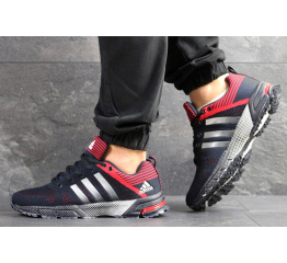 Мужские кроссовки Adidas Fast Marathon темно-синие с красным