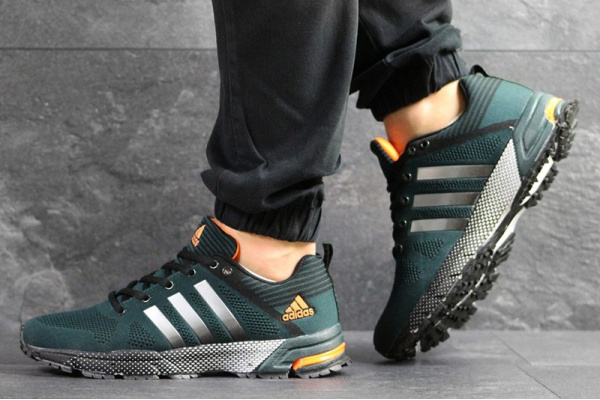 Мужские кроссовки Adidas Fast Marathon зеленые