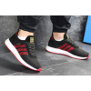 Мужские кроссовки Adidas Iniki Runner Boost Primeknit черные с красным