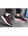 Купить Чоловічі кросівки Adidas Iniki Runner Boost Primeknit чорні з червоним
