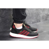 Купить Мужские кроссовки Adidas Iniki Runner Boost Primeknit черные с красным