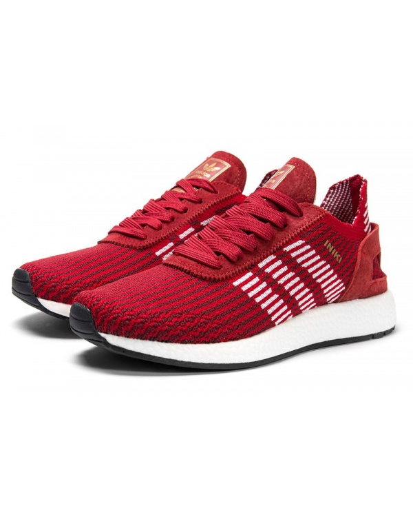 Мужские кроссовки Adidas Iniki Runner Boost Primeknit красные