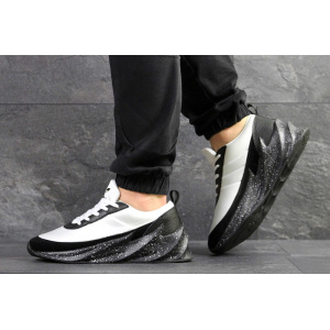 Мужские кроссовки Adidas Sharks белые с черным