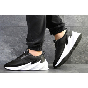 Мужские кроссовки Adidas Sharks черные с белым