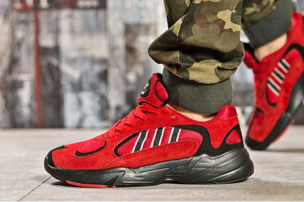 Мужские кроссовки Adidas Yung 1 красные