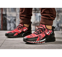 Мужские кроссовки Nike Air Max 270 красные с черным