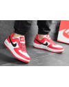 Купить Чоловічі кросівки Nike Air Force 1 Low NBA червоні з білим