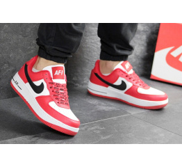 Мужские кроссовки Nike Air Force 1 Low NBA красные с белым