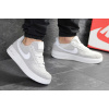 Мужские кроссовки Nike Air Force 1 Low NBA серые с белым