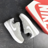 Мужские кроссовки Nike Air Force 1 Low NBA серые с белым