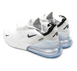 Мужские кроссовки Nike Air Max 270 белые с голубым