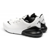 Мужские кроссовки Nike Air Max 270 Premium белые с черным