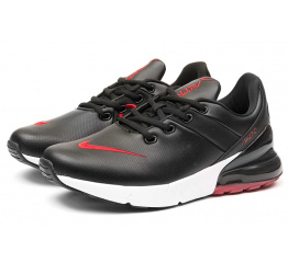 Мужские кроссовки Nike Air Max 270 Premium черные с красным
