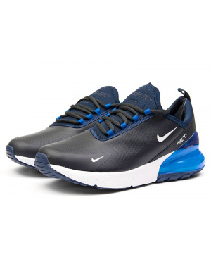 Чоловічі кросівки Nike Air Max 270 темно-сині з блакитним