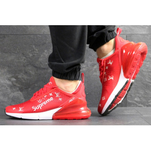 Чоловічі кросівки Nike Air Max 270 x Supreme червоні