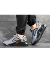 Чоловічі кросівки Nike Air Max 720 сірі з чорним