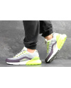 Чоловічі кросівки Nike Air Max 95 + Max 270 сірі с неоновым