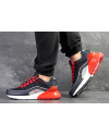 Мужские кроссовки Nike Air Max 95 + Max 270 темно-синие с красным