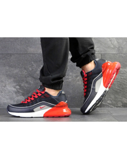 Чоловічі кросівки Nike Air Max 95 + Max 270 темно-сині з червоним
