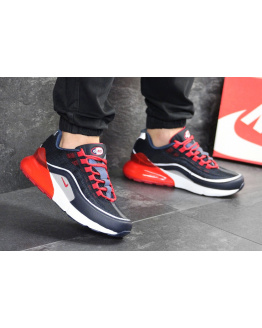 Чоловічі кросівки Nike Air Max 95 + Max 270 темно-сині з червоним