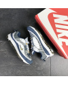 Купить Чоловічі кросівки Nike Air Max 98 сірі з білим и синим
