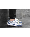 Купить Чоловічі кросівки Nike Air Max 98 сірі з білим и синим