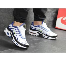Купить Мужские кроссовки Nike Air Max Plus TN белые с синим в Украине