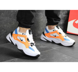 Мужские кроссовки Nike M2K Tekno белые с оранжевым