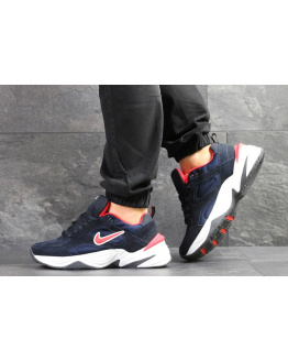 Чоловічі кросівки Nike M2K Tekno темно-сині з червоним