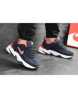 Чоловічі кросівки Nike M2K Tekno темно-сині з червоним