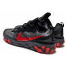 Купить Мужские кроссовки Nike React Element 87 темно-серые с красным