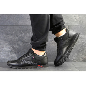 Мужские кроссовки Reebok Classic Leather MU черные