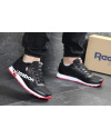 Купить Мужские кроссовки Reebok Classic Leather MU черные с белым и красным