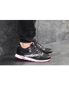 Купить Мужские кроссовки Reebok Classic Leather MU черные с белым и красным