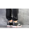 Купить Мужские кроссовки Reebok Classic Leather MU черные с белым и красным