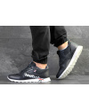 Мужские кроссовки Reebok Classic Leather MU темно-синие с белым