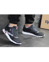 Купить Мужские кроссовки Reebok Classic Leather MU темно-синие с белым