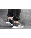 Купить Мужские кроссовки Reebok Classic Leather MU темно-синие с белым