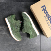 Купить Мужские кроссовки Reebok Classic Leather зеленые