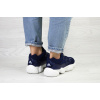 Купить Женские кроссовки Adidas Yeezy 500 темно-синие