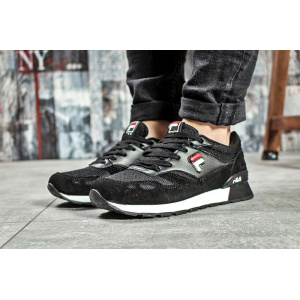 Купить Женские кроссовки Fila черные с белым в Украине