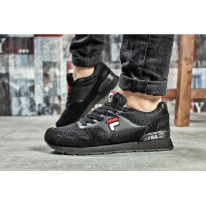 Женские кроссовки Fila черные