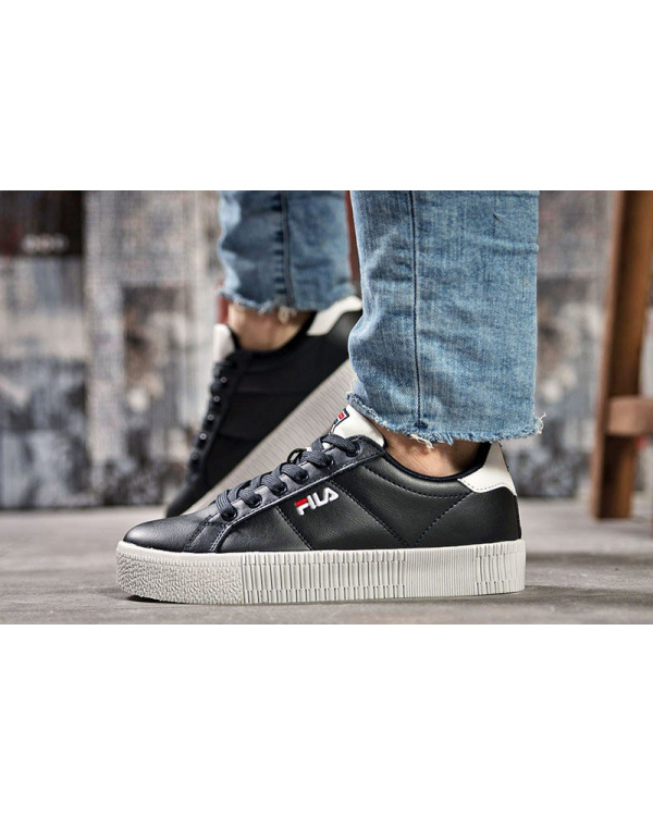 Женские кроссовки Fila Creeper темно-синие