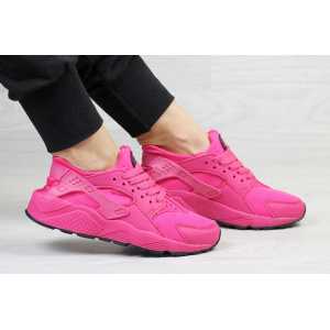 Женские кроссовки Nike Air Huarache малиновые