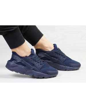 Женские кроссовки Nike Air Huarache темно-синие