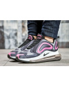 Купить Женские кроссовки Nike Air Max 720 серые с малиновым