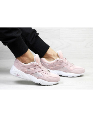 Женские кроссовки Puma Trinomic R698 пудровые