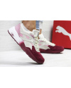 Купить Жіночі кросівки Puma Trinomic R698 рожеві з бордовим и бежевым