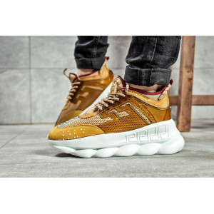 Жіночі кросівки Versace Chain Reaction Sneakers желые