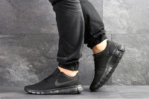 Мужские кроссовки Nike Free 5.0 черные